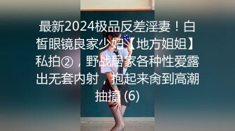 最新2024极品反差淫妻！白皙眼镜良家少妇【地方姐姐】私拍②，野战居家各种性爱露出无套内射，抱起来肏到高潮抽搐 (6)